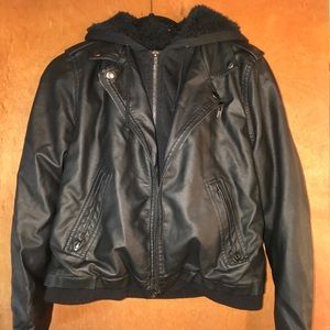 Tilly’s Lined Faux Fur Leather jacket